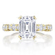 Emerald Solitaire Engagement Ring
