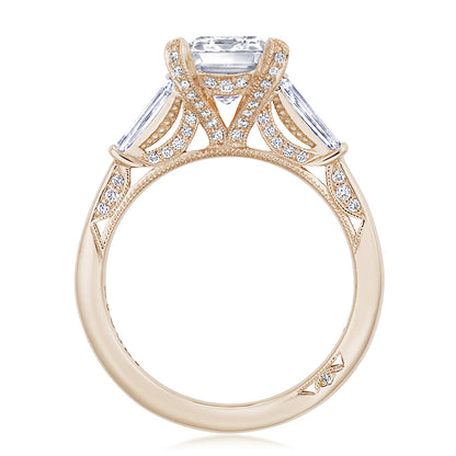 Emerald 3-Stone Engagement Ring