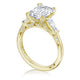 Emerald 3-Stone Engagement Ring