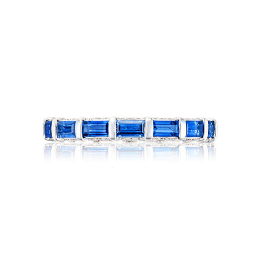 Baguette Sapphire Eternity Band