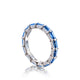 Baguette Sapphire Eternity Band