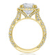 Cushion Bloom Engagement Ring