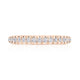 Single Row Pavé Wedding Band