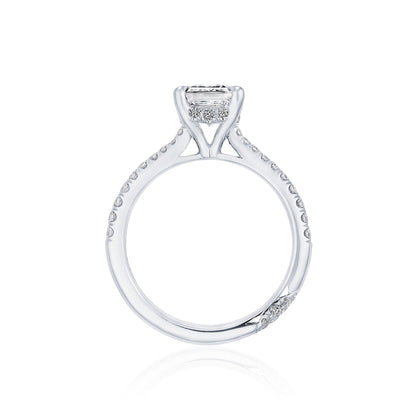 Emerald Solitaire Engagement Ring