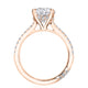 Round Solitaire Engagement Ring