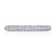 Triple Row Pavé Wedding Band