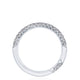 Triple Row Pavé Wedding Band