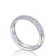 Triple Row Pavé Wedding Band