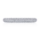 Triple Row Pavé Wedding Band