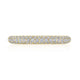 Triple Row Pavé Wedding Band