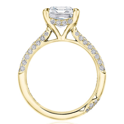 Emerald Solitaire Engagement Ring