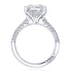 Princess Solitaire Engagement Ring