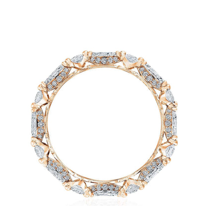 Marquise and Round Diamond Eternity Band