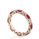 Marquise Ruby and Round Diamond Eternity Band