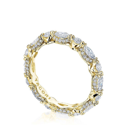 Marquise and Round Diamond Eternity Band