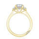 Oval 3-Stone Engagement Ring