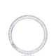 French Pavé Diamond Wedding Band - 2mm