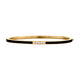 MICHAEL M Bracelet 14k Yellow Gold / Black / Small Chroma Pavé Stacking Bracelet BR482