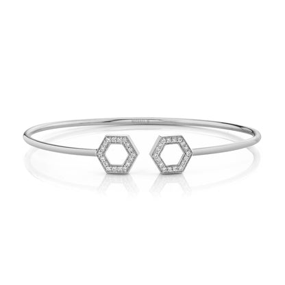 Silver Hex Flex Cuff