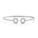 Silver Hex Flex Cuff