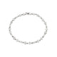 MICHAEL M Bracelets 14K White Gold / Small Mixed Shape Bezel Tennis Bracelet BR410WG