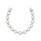 MICHAEL M Bracelets 14K White Gold / Small Plain Hex Infinity Bracelet BR502