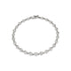 MICHAEL M Bracelets 14K White Gold / Small Round Bezel Tennis Bracelet BR408WG