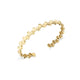 MICHAEL M Bracelets 14K Yellow Gold / Small Carve Repeat Shape Cuff BR457S
