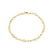 MICHAEL M Bracelets 14K Yellow Gold / Small Mixed Shape Bezel Tennis Bracelet BR410