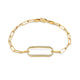 MICHAEL M Bracelets 14K Yellow Gold / Small Pave Singleton Bracelet BR356