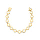 MICHAEL M Bracelets 14K Yellow Gold / Small Plain Hex Infinity Bracelet BR502