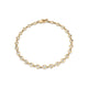 MICHAEL M Bracelets 14K Yellow Gold / Small Round Bezel Tennis Bracelet BR408