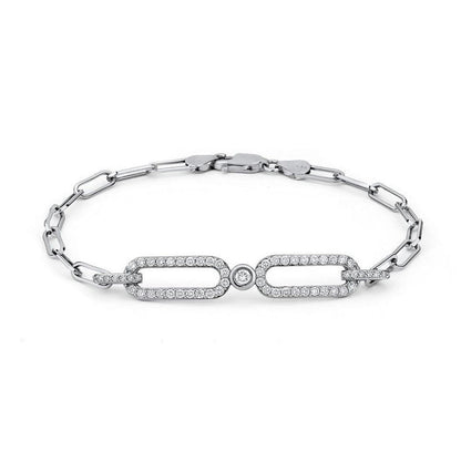 MICHAEL M Bracelets Double Link ID Bracelet