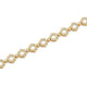 Pavé Hex Infinity Bracelet