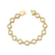 Pavé Hex Infinity Bracelet