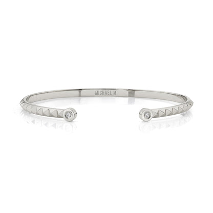 Silver Foundation Cuff Bracelet