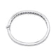 Silver Orb Split Hinged Bracelet