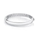 Silver Orb Split Hinged Bracelet