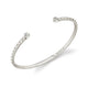 MICHAEL M Bracelets Silver / Small Silver Foundation Cuff Bracelet S-BR378