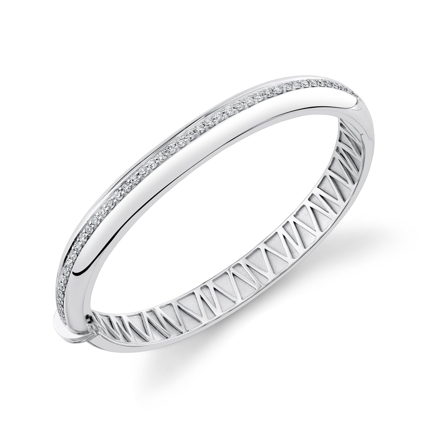 MICHAEL M Bracelets Silver / Small Silver Orb Split Hinged Bracelet S-BR525S-H