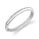 MICHAEL M Bracelets Silver / Small Silver Orb Split Hinged Bracelet S-BR525S-H