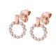 MICHAEL M Earrings 14K Rose Gold Cloud Single Drop Earrings ER386-M