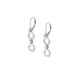 MICHAEL M Earrings 14K White Gold Plain Hex Short Infinity Earrings ER516