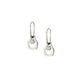 MICHAEL M Earrings 14K White Gold Signature Swinging Hook Earrings ER432