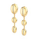 MICHAEL M Earrings 14K Yellow Gold Orb Split Drop Earrings ER526
