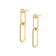 MICHAEL M Earrings 14K Yellow Gold Pavé Couplet Earrings ER353PV