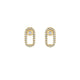 MICHAEL M Earrings 14K Yellow Gold Pave Singleton Studs ER354PV