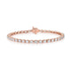 MICHAEL M Earrings 18K Rose Gold Meksian Oval Tennis Bracelet BR600M