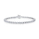 MICHAEL M Earrings 18K White Gold Meksian Oval Tennis Bracelet BR600M