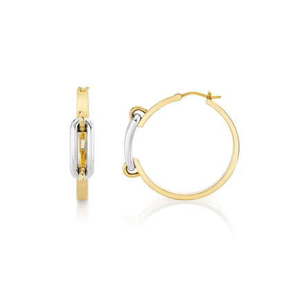 Link Hoop Earrings